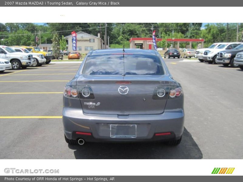 Galaxy Gray Mica / Black 2007 Mazda MAZDA3 i Touring Sedan