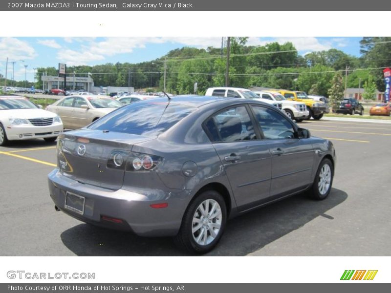 Galaxy Gray Mica / Black 2007 Mazda MAZDA3 i Touring Sedan