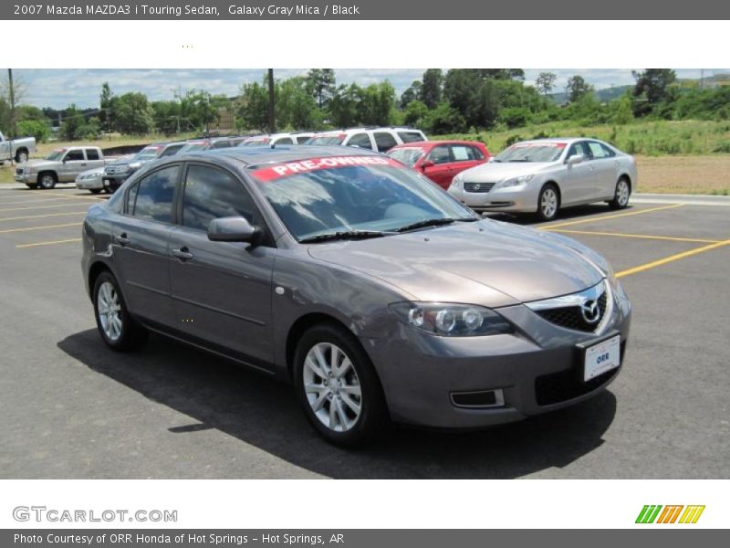Galaxy Gray Mica / Black 2007 Mazda MAZDA3 i Touring Sedan