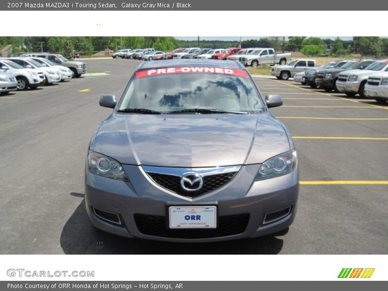 Galaxy Gray Mica / Black 2007 Mazda MAZDA3 i Touring Sedan