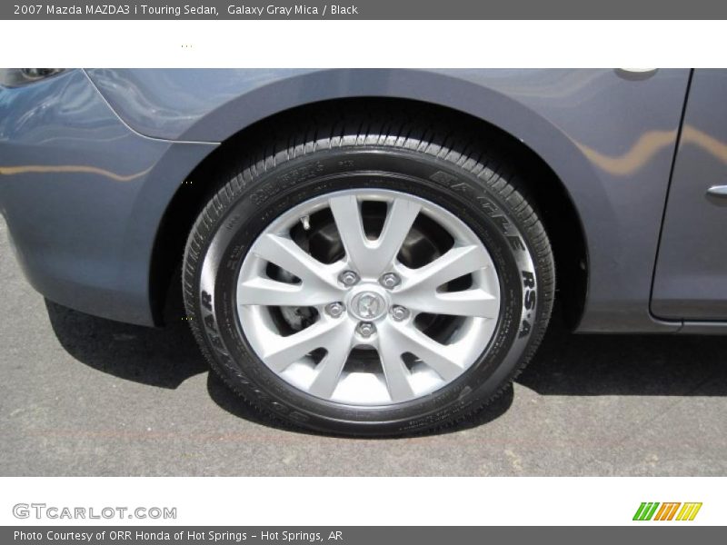 Galaxy Gray Mica / Black 2007 Mazda MAZDA3 i Touring Sedan