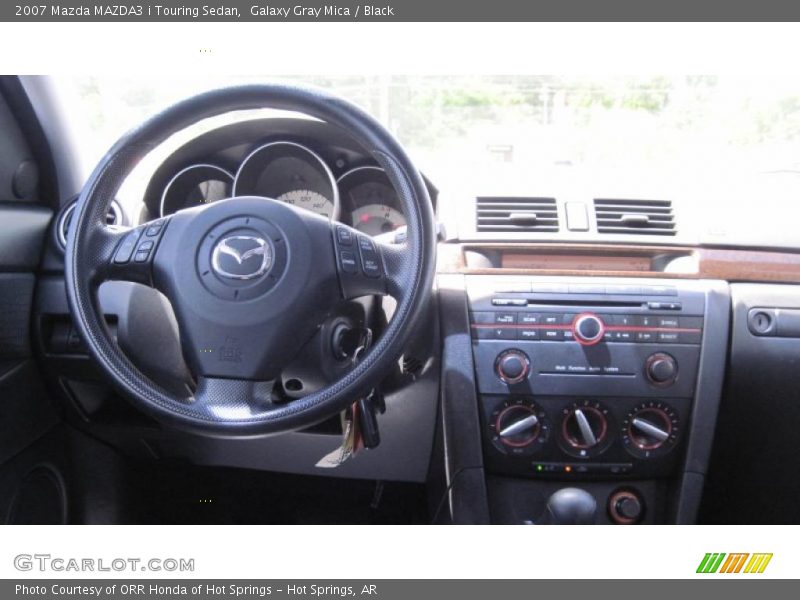 Galaxy Gray Mica / Black 2007 Mazda MAZDA3 i Touring Sedan