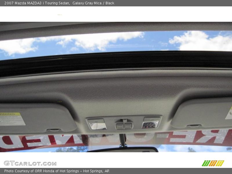 Galaxy Gray Mica / Black 2007 Mazda MAZDA3 i Touring Sedan