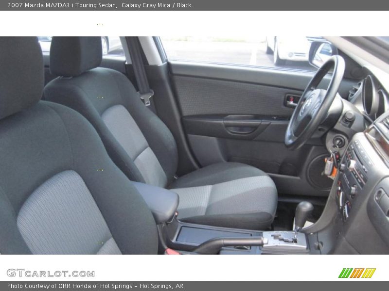 Galaxy Gray Mica / Black 2007 Mazda MAZDA3 i Touring Sedan