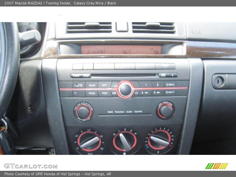 Galaxy Gray Mica / Black 2007 Mazda MAZDA3 i Touring Sedan