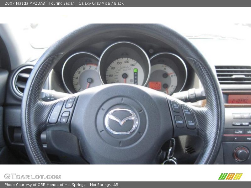 Galaxy Gray Mica / Black 2007 Mazda MAZDA3 i Touring Sedan