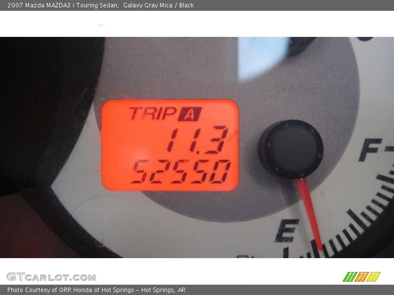 Galaxy Gray Mica / Black 2007 Mazda MAZDA3 i Touring Sedan