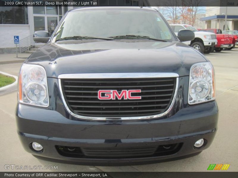 Deep Blue Metallic / Light Tan 2009 GMC Yukon SLT