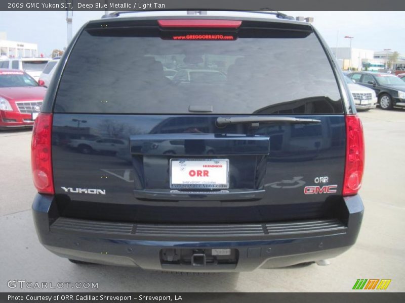 Deep Blue Metallic / Light Tan 2009 GMC Yukon SLT
