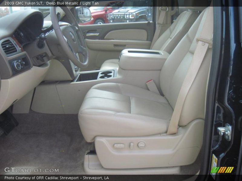 Deep Blue Metallic / Light Tan 2009 GMC Yukon SLT