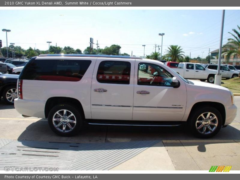 Summit White / Cocoa/Light Cashmere 2010 GMC Yukon XL Denali AWD