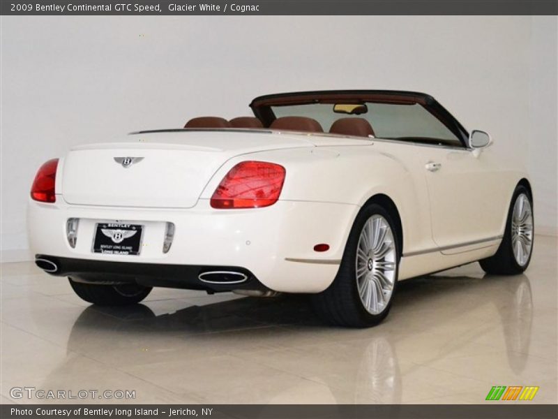Glacier White / Cognac 2009 Bentley Continental GTC Speed