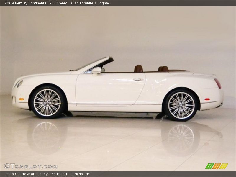 Glacier White / Cognac 2009 Bentley Continental GTC Speed