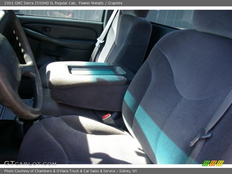 Pewter Metallic / Graphite 2001 GMC Sierra 2500HD SL Regular Cab