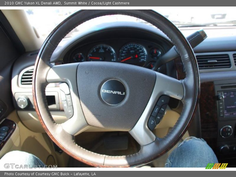 Summit White / Cocoa/Light Cashmere 2010 GMC Yukon XL Denali AWD