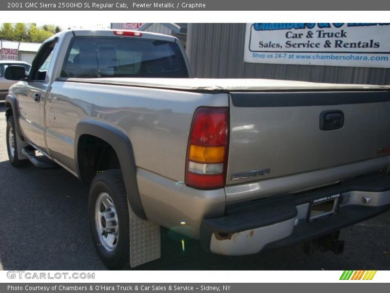 Pewter Metallic / Graphite 2001 GMC Sierra 2500HD SL Regular Cab