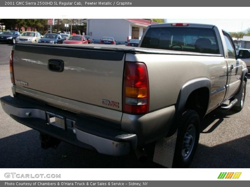 Pewter Metallic / Graphite 2001 GMC Sierra 2500HD SL Regular Cab
