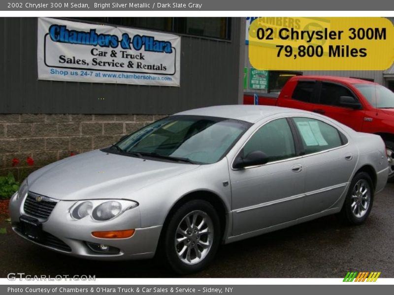 Bright Silver Metallic / Dark Slate Gray 2002 Chrysler 300 M Sedan