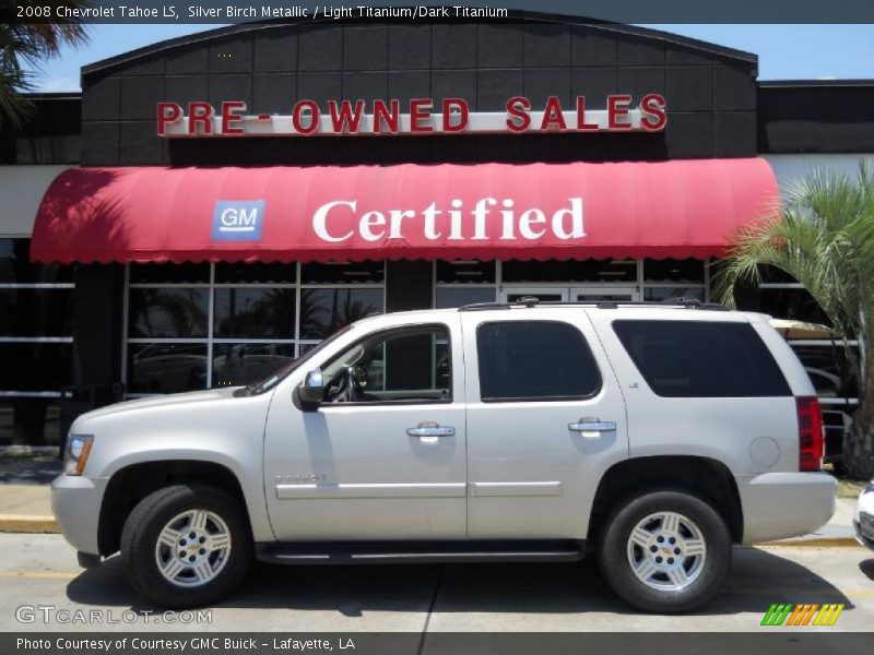 Silver Birch Metallic / Light Titanium/Dark Titanium 2008 Chevrolet Tahoe LS