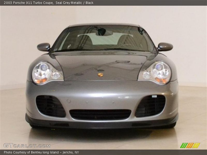 Seal Grey Metallic / Black 2003 Porsche 911 Turbo Coupe