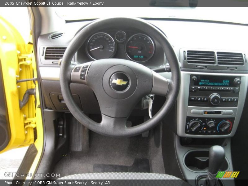 Rally Yellow / Ebony 2009 Chevrolet Cobalt LT Coupe