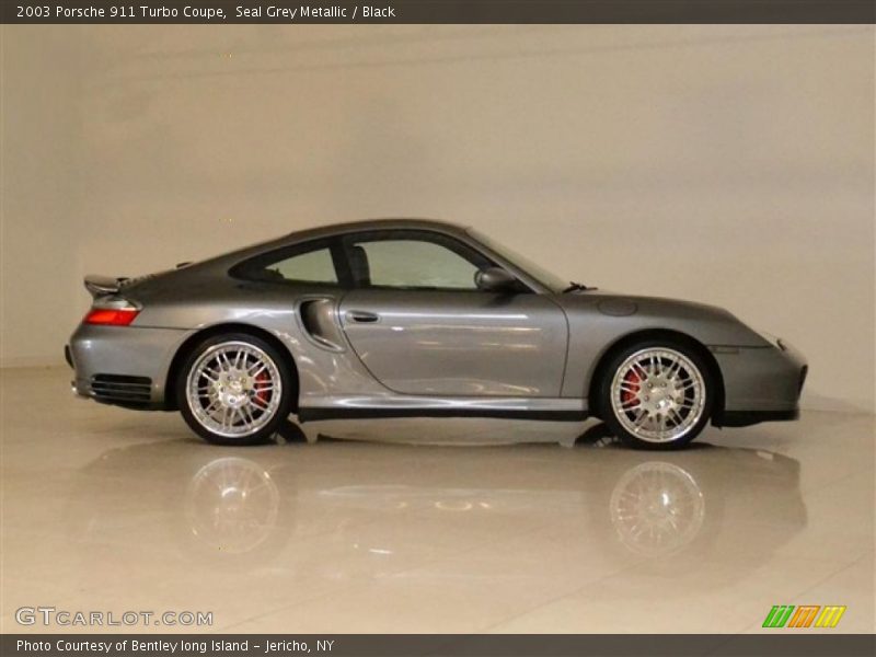 Seal Grey Metallic / Black 2003 Porsche 911 Turbo Coupe
