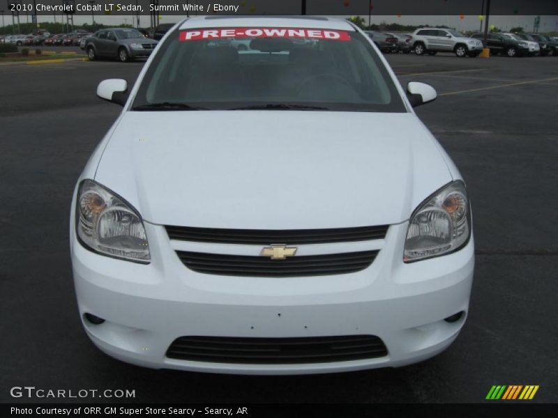 Summit White / Ebony 2010 Chevrolet Cobalt LT Sedan
