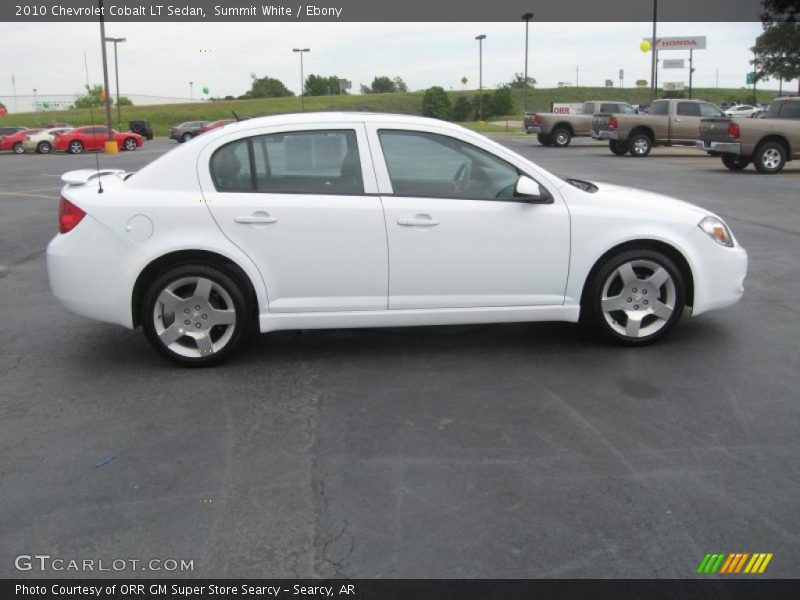 Summit White / Ebony 2010 Chevrolet Cobalt LT Sedan