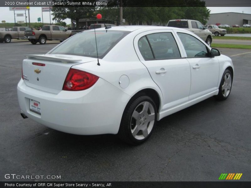 Summit White / Ebony 2010 Chevrolet Cobalt LT Sedan