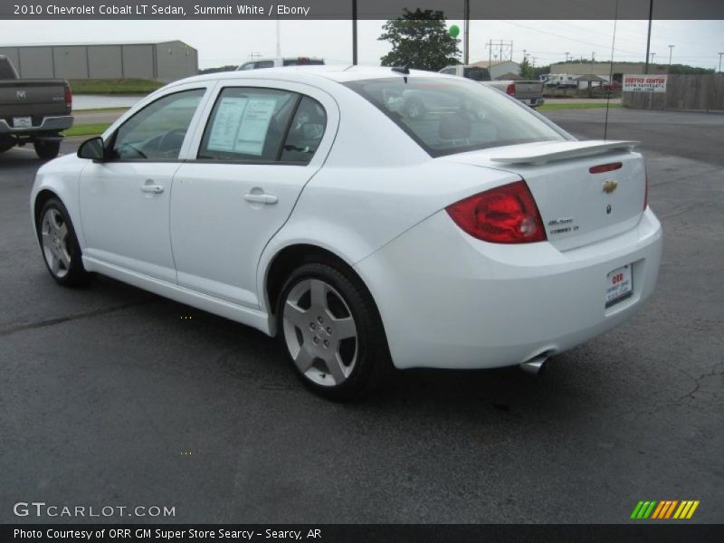 Summit White / Ebony 2010 Chevrolet Cobalt LT Sedan