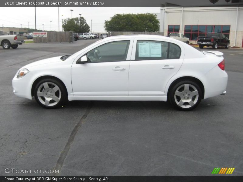 Summit White / Ebony 2010 Chevrolet Cobalt LT Sedan