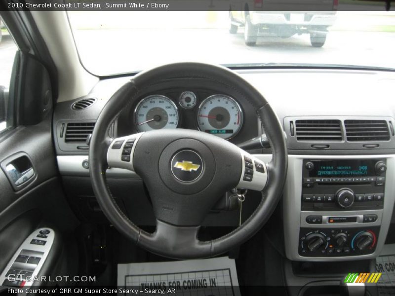 Summit White / Ebony 2010 Chevrolet Cobalt LT Sedan