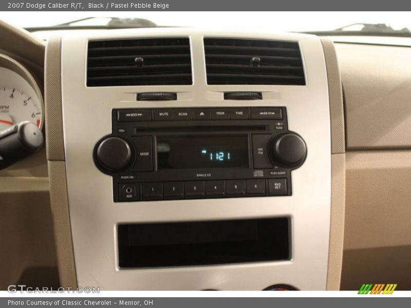 Black / Pastel Pebble Beige 2007 Dodge Caliber R/T