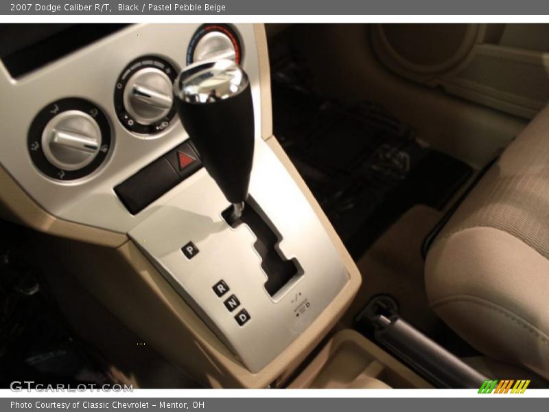 Black / Pastel Pebble Beige 2007 Dodge Caliber R/T