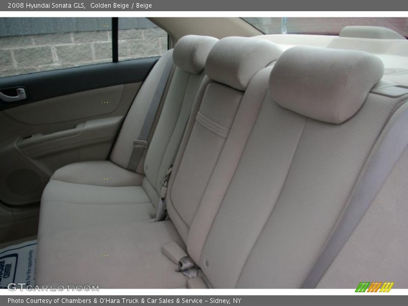 Golden Beige / Beige 2008 Hyundai Sonata GLS