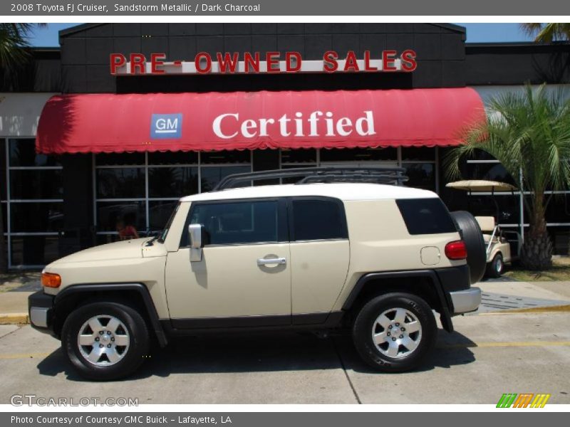 Sandstorm Metallic / Dark Charcoal 2008 Toyota FJ Cruiser