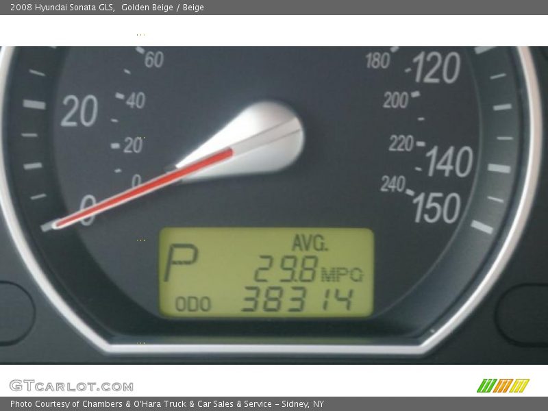 Golden Beige / Beige 2008 Hyundai Sonata GLS