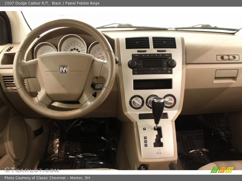 Black / Pastel Pebble Beige 2007 Dodge Caliber R/T