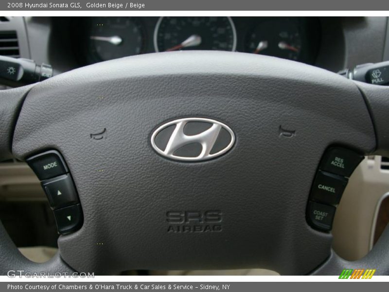 Golden Beige / Beige 2008 Hyundai Sonata GLS