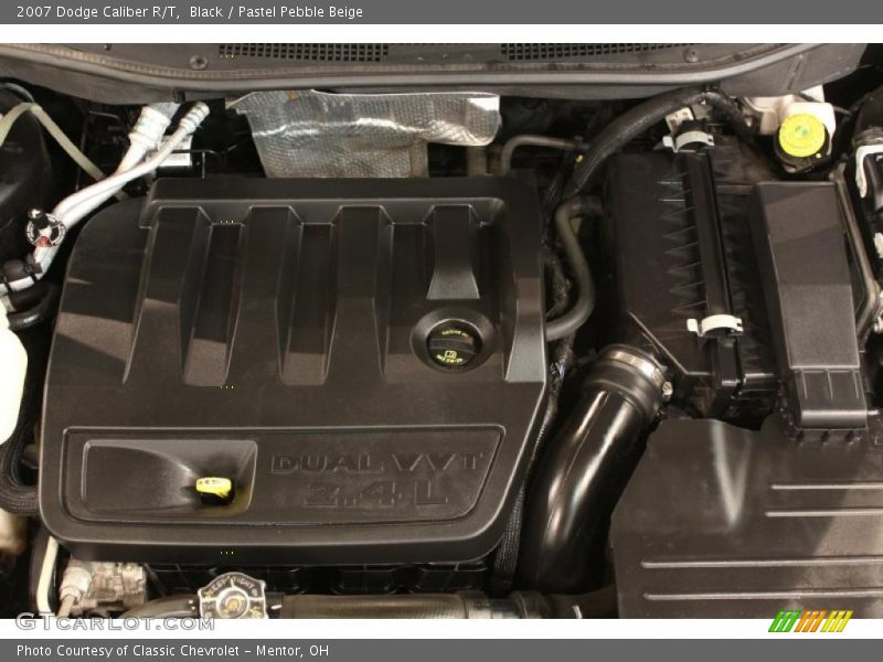 Black / Pastel Pebble Beige 2007 Dodge Caliber R/T