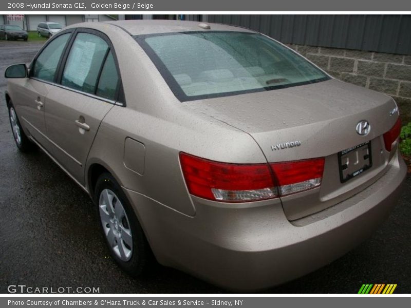 Golden Beige / Beige 2008 Hyundai Sonata GLS