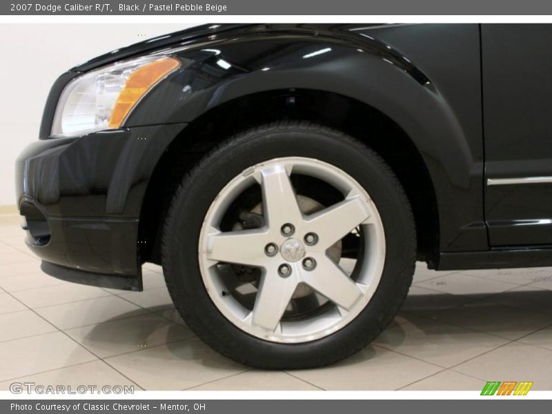 Black / Pastel Pebble Beige 2007 Dodge Caliber R/T