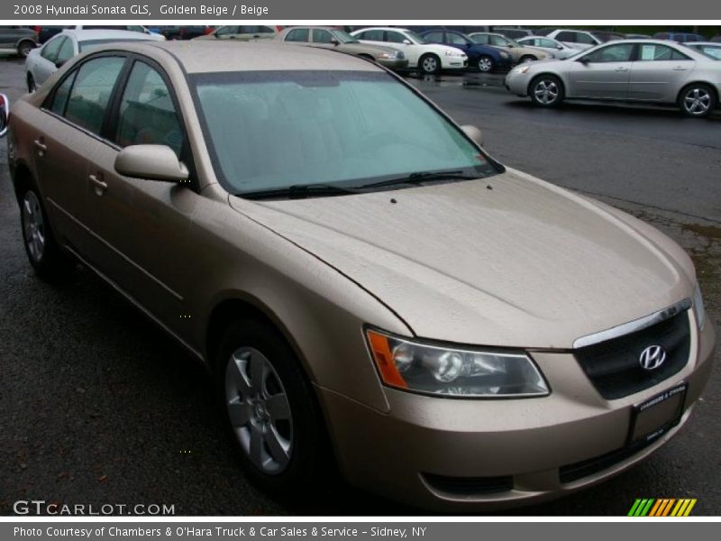 Golden Beige / Beige 2008 Hyundai Sonata GLS