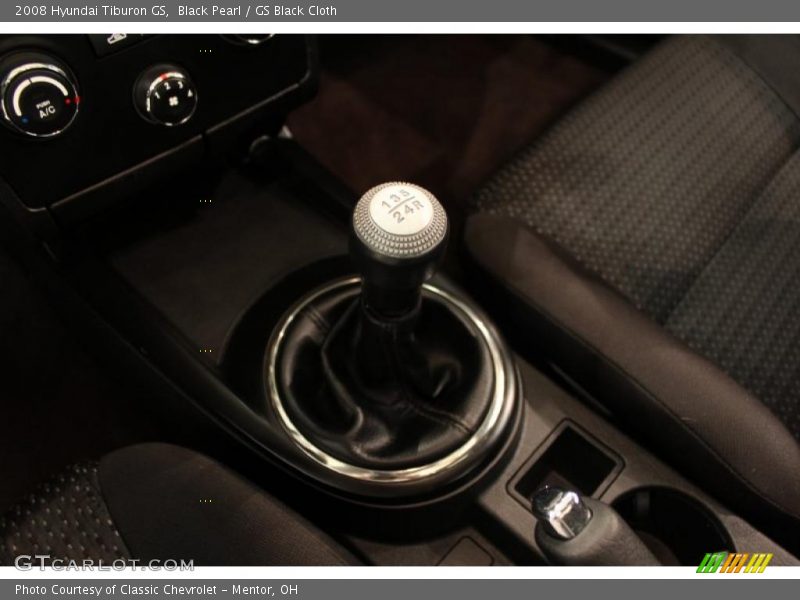 Black Pearl / GS Black Cloth 2008 Hyundai Tiburon GS