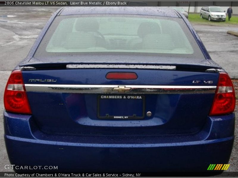Laser Blue Metallic / Ebony Black 2006 Chevrolet Malibu LT V6 Sedan