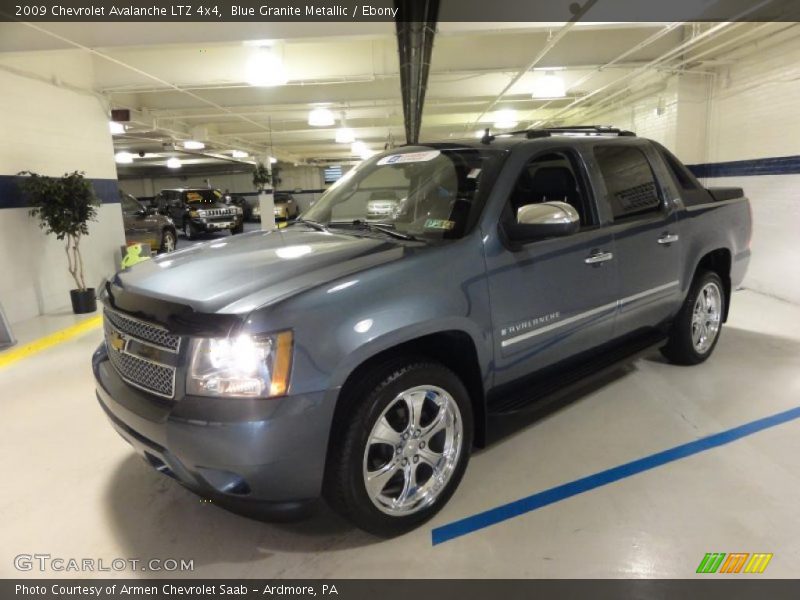 Blue Granite Metallic / Ebony 2009 Chevrolet Avalanche LTZ 4x4