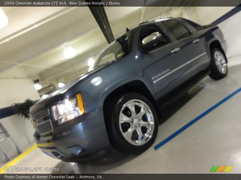 Blue Granite Metallic / Ebony 2009 Chevrolet Avalanche LTZ 4x4