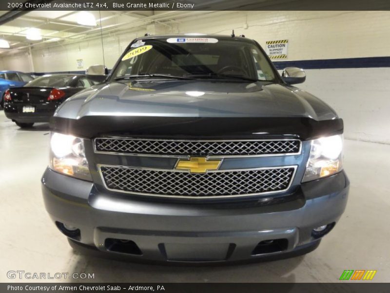 Blue Granite Metallic / Ebony 2009 Chevrolet Avalanche LTZ 4x4