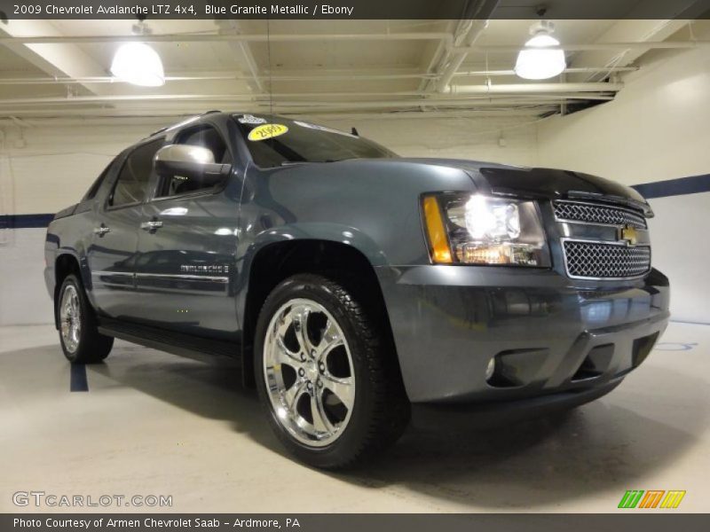 Blue Granite Metallic / Ebony 2009 Chevrolet Avalanche LTZ 4x4