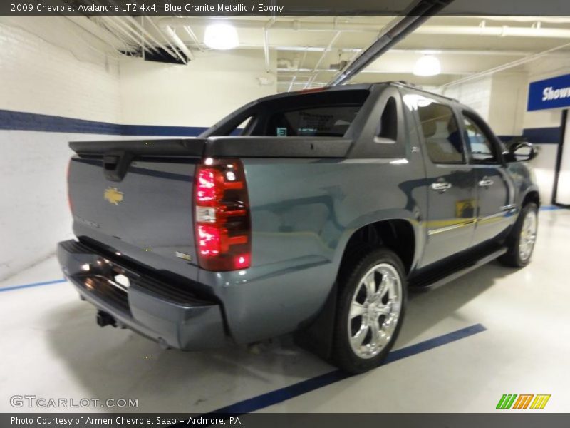 Blue Granite Metallic / Ebony 2009 Chevrolet Avalanche LTZ 4x4
